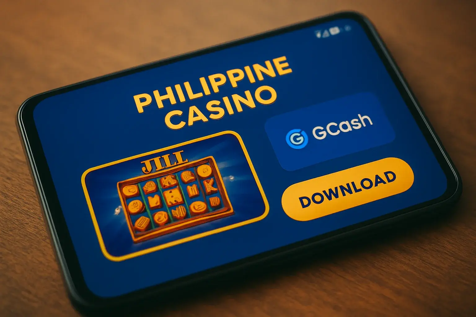 Philippine casino mobile app on Android with JILI UI and GCash payment